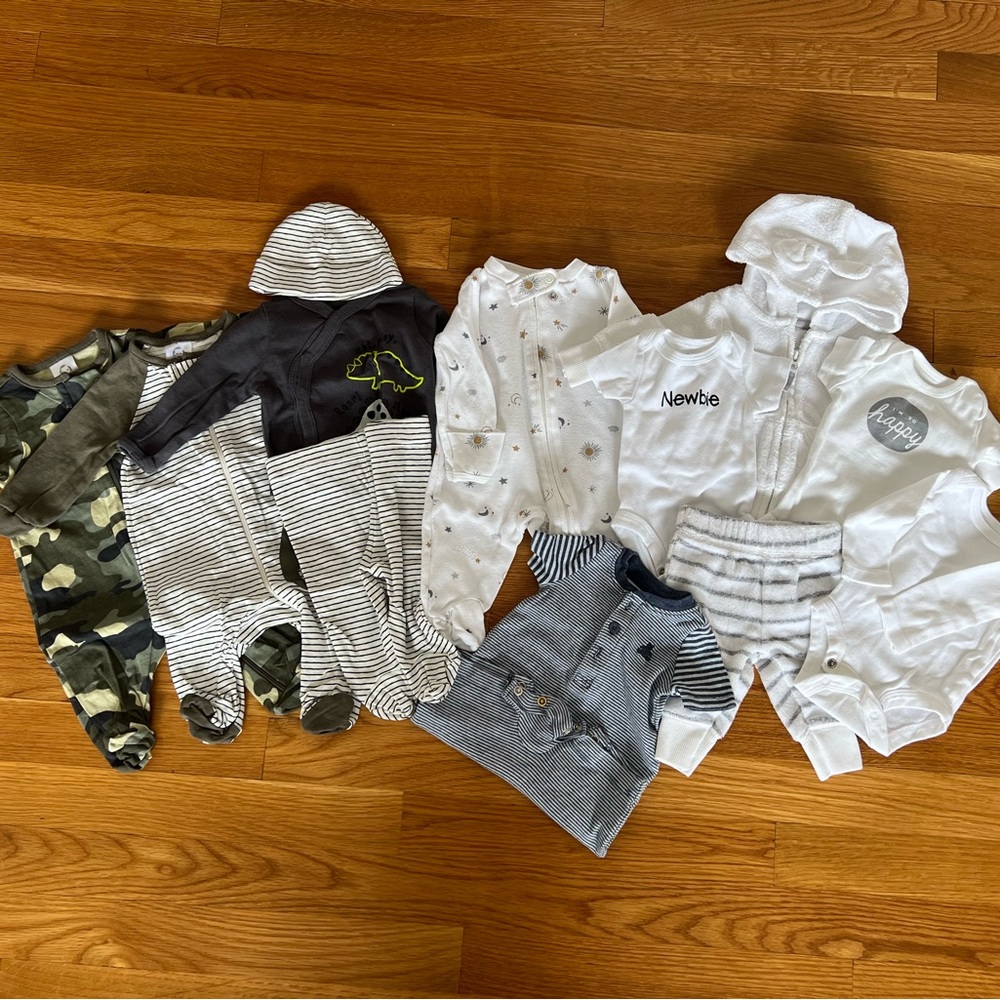 Newborn Baby Boy Clothing Bundle